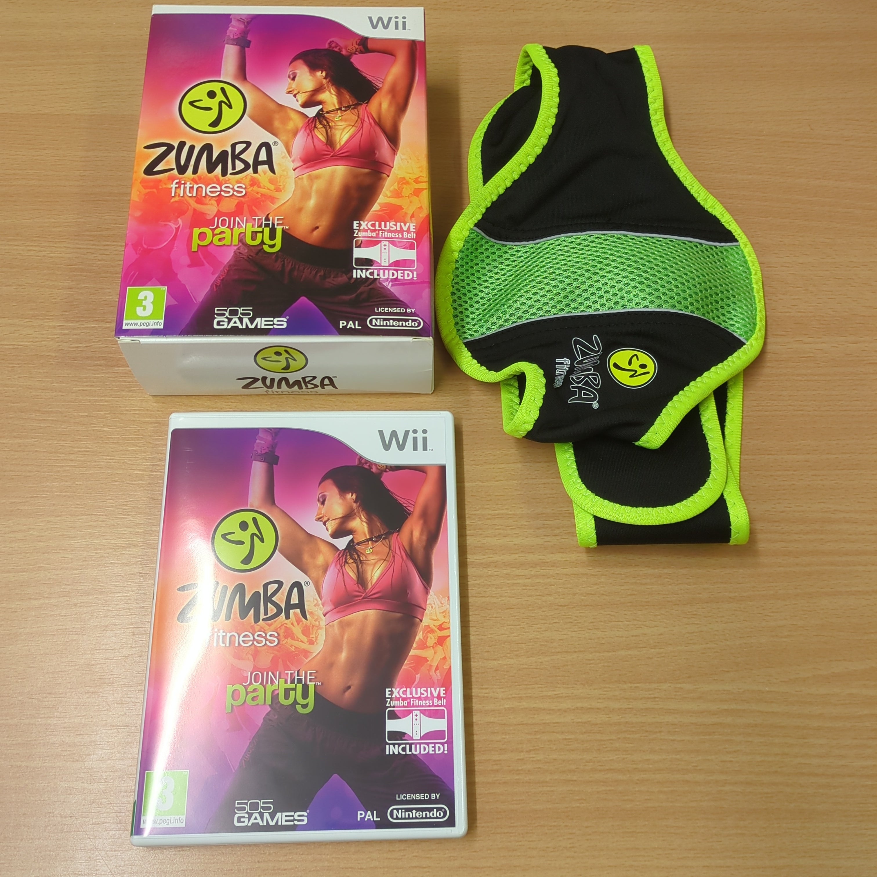 Zumba Fitness: Join the Party (Fitness Belt Big Box) Nintendo Wii game Zumba Fitness: Join the Party (Fitness Belt Big Box) Nintendo Wii game